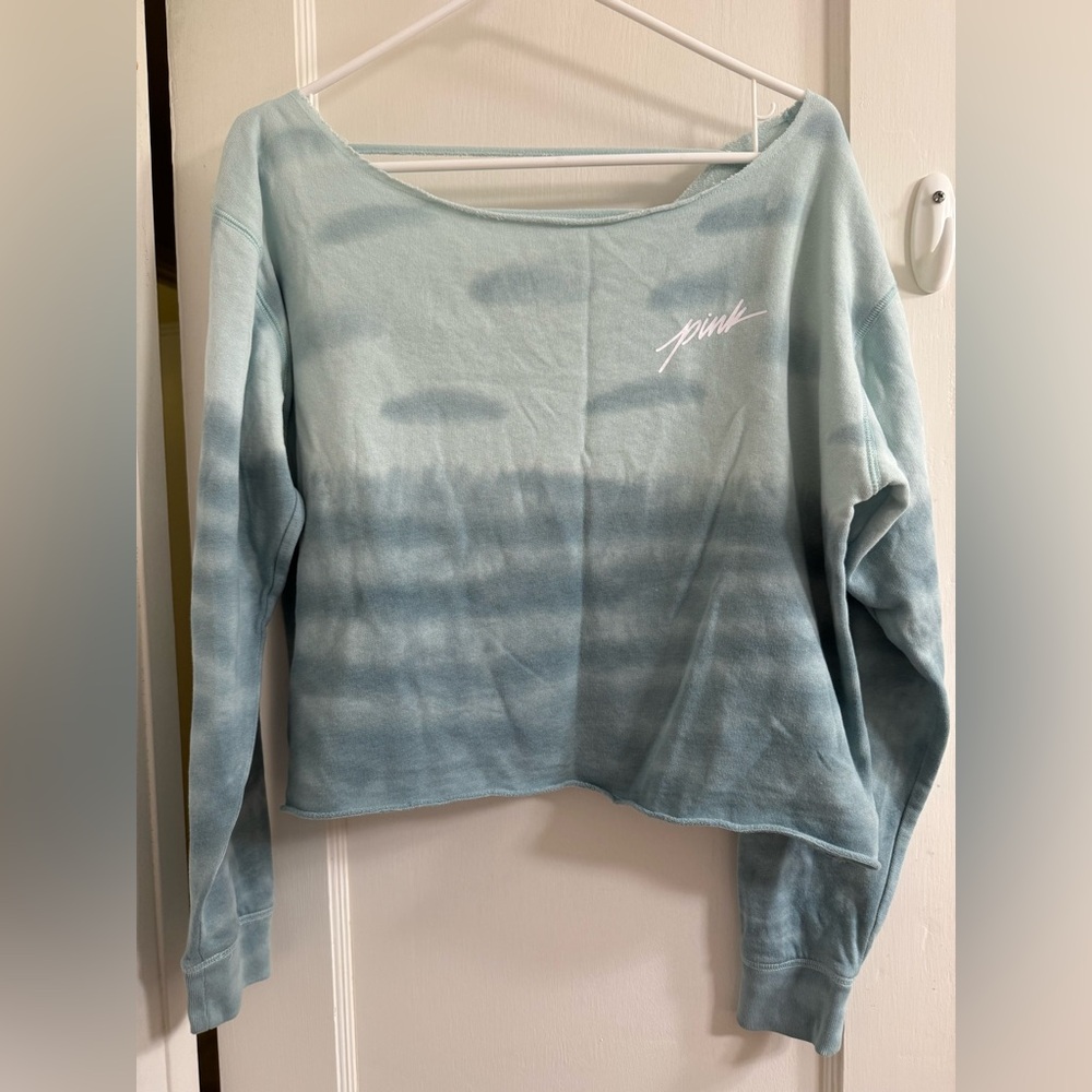 Victoria Secret Pink Tie Dyed Crop Sweater